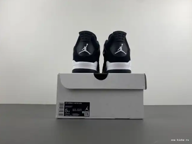 Rep Thunder FQ8213-001 Retro 4 Jordan White Air 0223