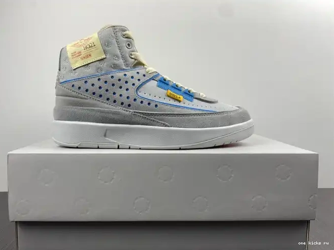 Rep Jordan DN3802-001 Retro 2 Fog Grey Union 0220