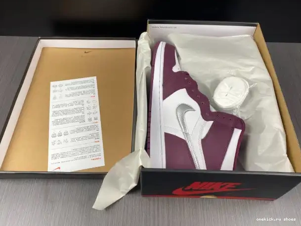 Cheap 555088-611 Bordeaux Jordan High 1 Air OG 0212