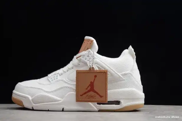 Rep AO2571-100 4 Levi's Air Jordan 'White' x 0226