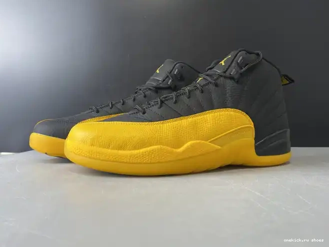 Rep Retro University Gold Black Air Jordan 12 130690-070 0227