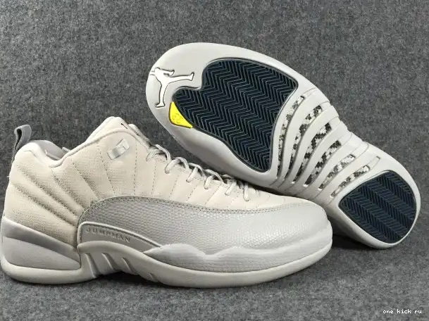 Cheap Jordan 12 Air Suede Low 308317-002 Grey 0219