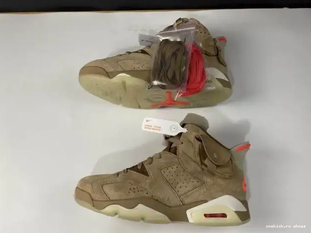 Rep Jordan DH0690-200 British 6 Air Travis Scott Retro Khaki 0210