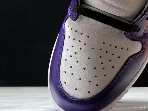 Cheap Court 1 Jordan High Air Purple OG 555088-500 0219