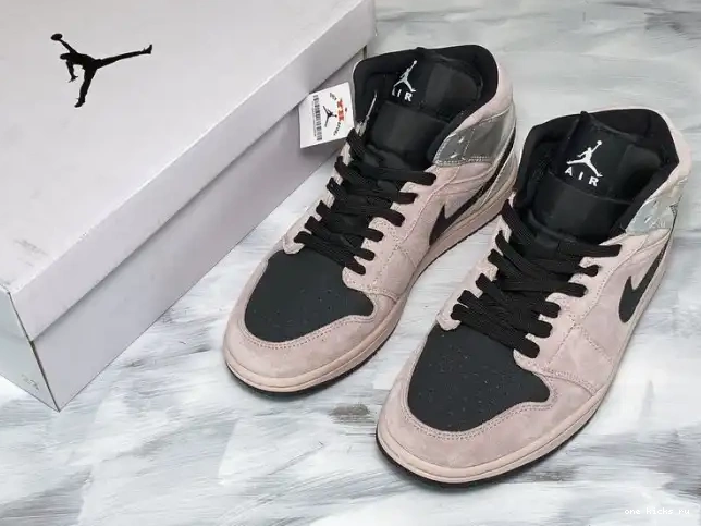 Rep Iridescent Dirty Jordan BQ6472-602 Mid 1 Powder (W) Air 0220