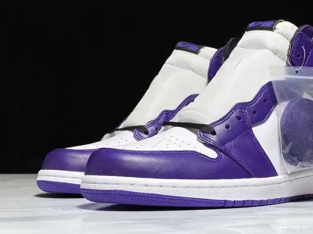 Cheap Court 1 Jordan High Air Purple OG 555088-500 0219