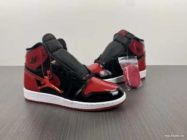 Cheap Jordan Bred High 1 Patent OG 555088-063 Air 0216