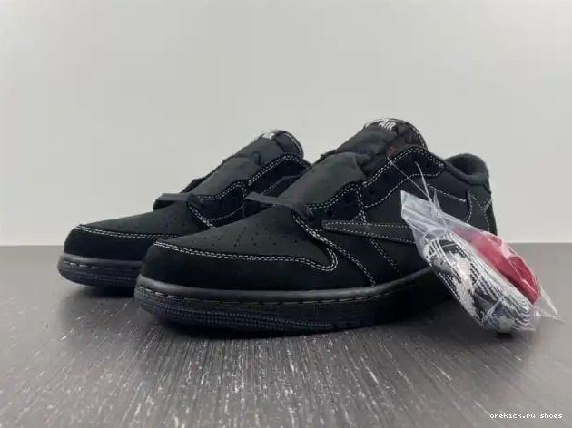 Cheap Low Jordan 1 Retro Black Air Jordan Air DM7866-001 x Travis Scott Phantom