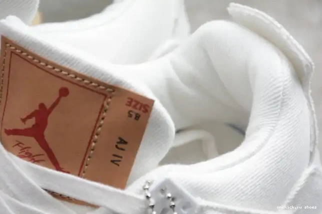 Rep AO2571-100 4 Levi's Air Jordan 'White' x 0226