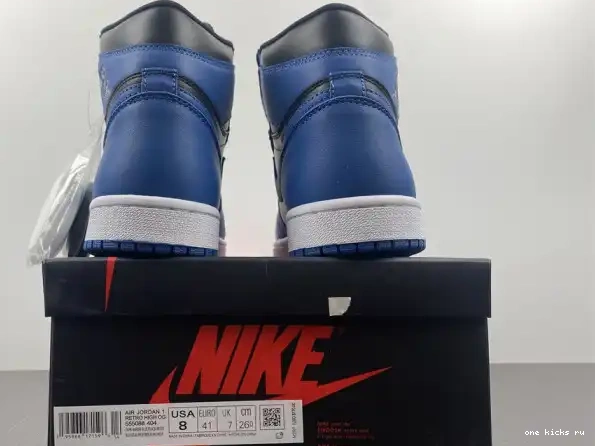 Cheap OG Jordan 555088-404 Retro 'Dark Air 1 High Marina Blue' 0213