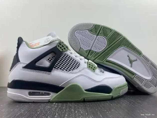 Rep AQ9129-103 Jordan Air 4 Seafoam WMNS 0219