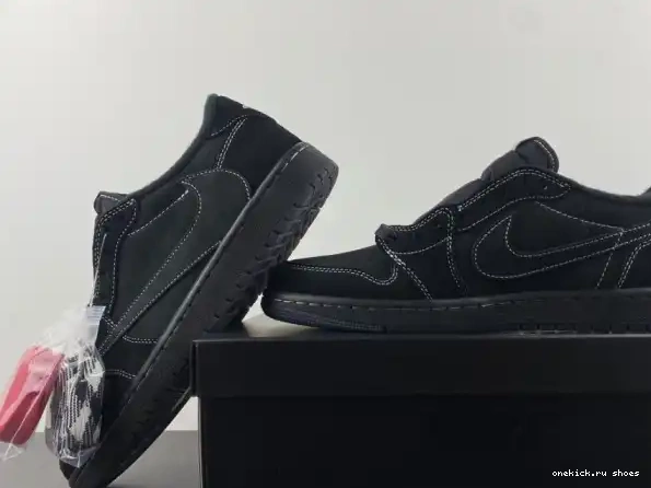 Cheap Low Jordan 1 Retro Black Air Jordan Air DM7866-001 x Travis Scott Phantom