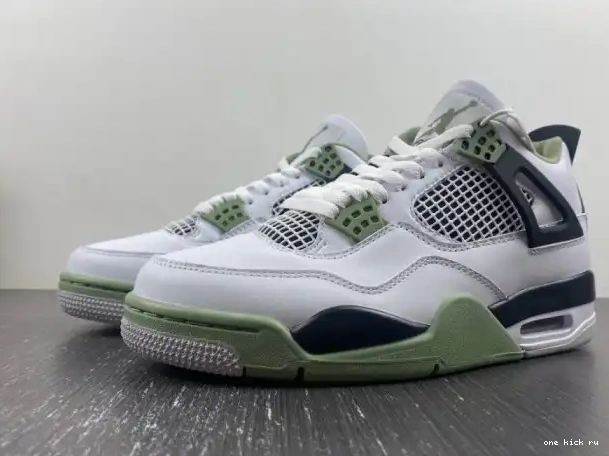 Rep AQ9129-103 Jordan Air 4 Seafoam WMNS 0219