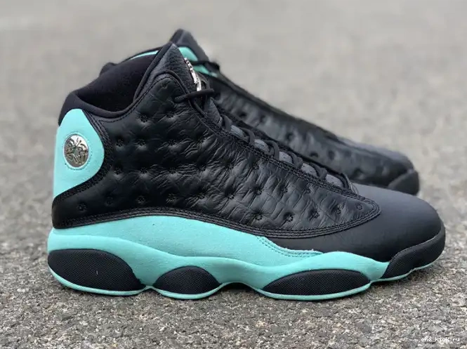 Rep Retro Black Jordan Air Island 414571-030 13 Green 0208