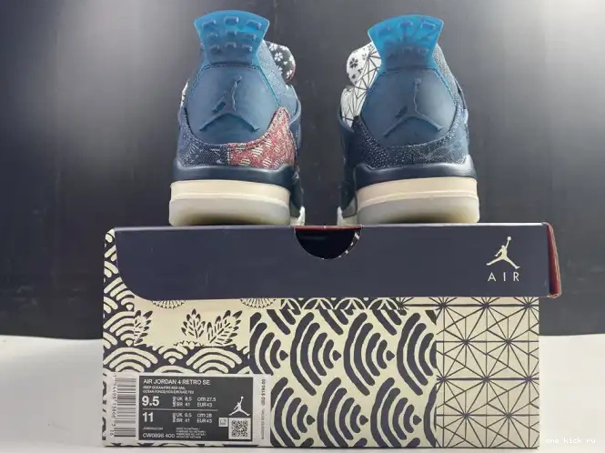 Rep 4 SE CW0898-400 Air Jordan Retro Sashiko 0208