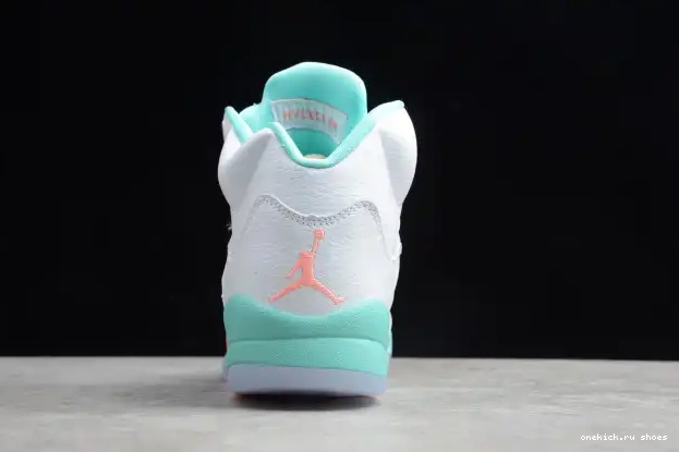 Rep 440892-100 Air Jordan 5 GS Aqua Light 0317