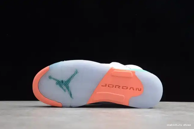 Rep 440892-100 Air Jordan 5 GS Aqua Light 0317